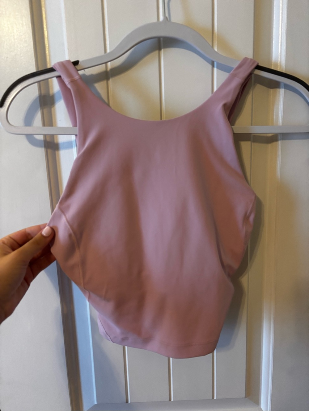 Lululemon Pink Align Tank (high neck)